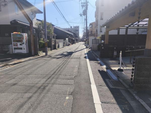 京都市東山区大阪町　建築条件無売土地 現地写真（前面道路含む現地写真）