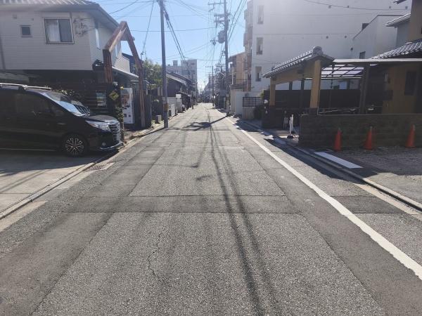 京都市東山区大阪町　建築条件無売土地 現地写真（前面道路含む現地写真）