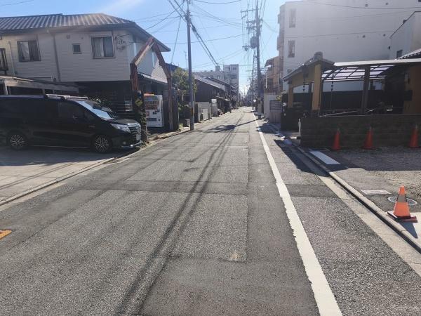 京都市東山区大阪町　建築条件無売土地 現地写真（前面道路含む現地写真）