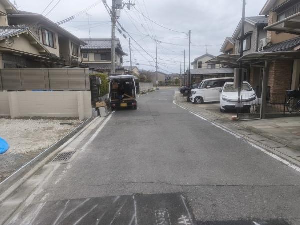 京都市左京区岩倉花園町　新築戸建て 現地写真（前面道路含む現地写真）