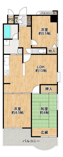 グラン・ドムール堺ザビエル公園 間取図・土地図