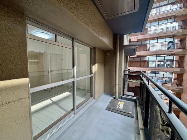 朝日プラザ高津第2 現地写真（バルコニー）