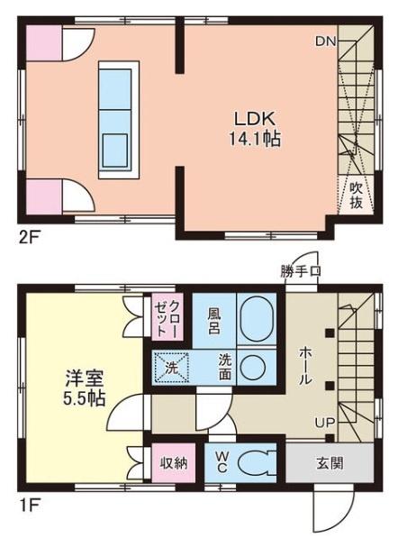 京都市右京区嵯峨釈迦堂門前南中院町　中古戸建 間取図・土地図