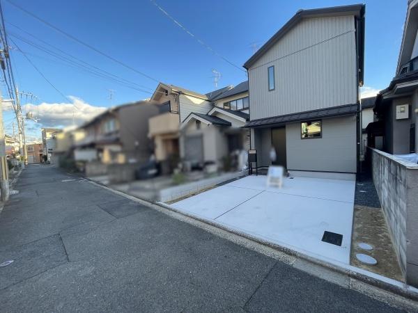京都市右京区龍安寺西ノ川町　新築戸建 現地写真（前面道路含む現地写真）