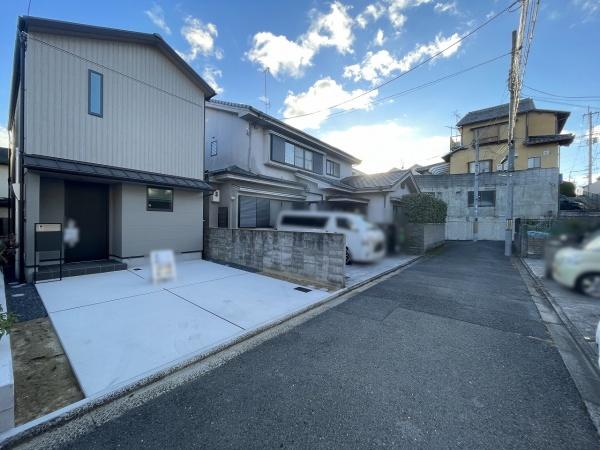京都市右京区龍安寺西ノ川町　新築戸建 現地写真（前面道路含む現地写真）