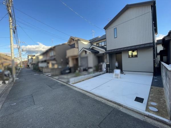 京都市右京区龍安寺西ノ川町　新築戸建 現地写真（前面道路含む現地写真）