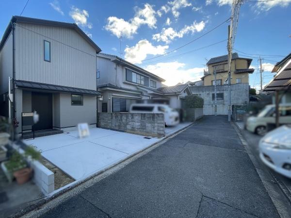 京都市右京区龍安寺西ノ川町　新築戸建 現地写真（前面道路含む現地写真）