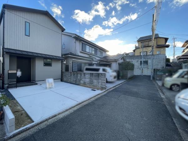 京都市右京区龍安寺西ノ川町　新築戸建 現地写真（前面道路含む現地写真）