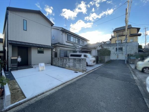 京都市右京区龍安寺西ノ川町　新築戸建 現地写真（前面道路含む現地写真）