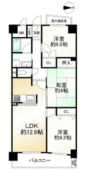 アルモード京都高辻 間取図・土地図