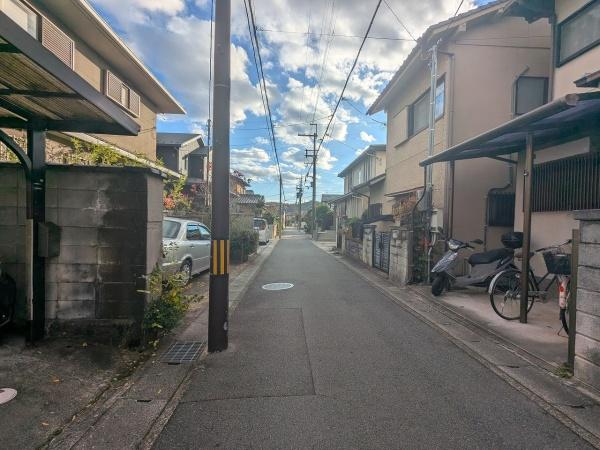 京都市左京区岩倉三宅町　中古戸建 現地写真（前面道路含む現地写真）