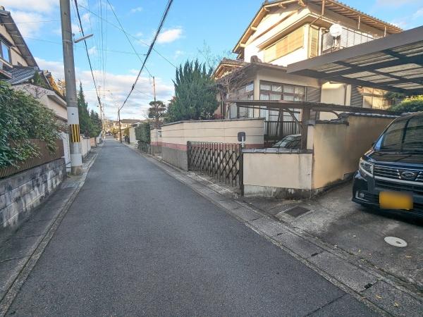 京都市左京区岩倉三宅町　中古戸建 現地写真（前面道路含む現地写真）