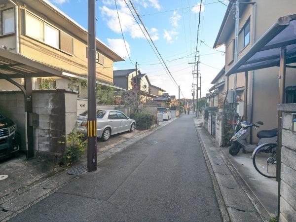 京都市左京区岩倉三宅町　中古戸建 現地写真（前面道路含む現地写真）