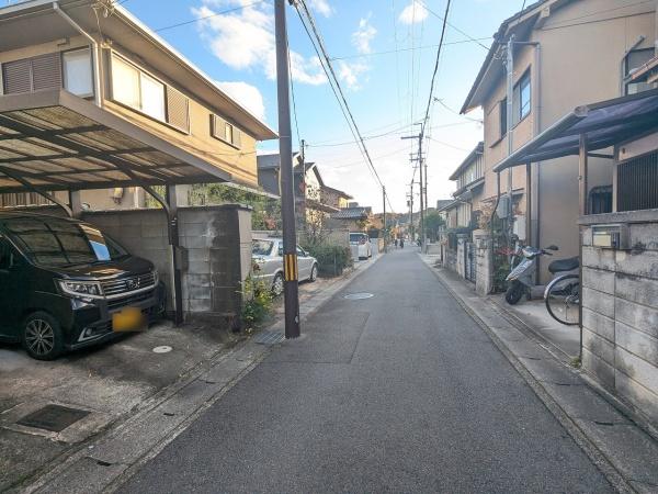 京都市左京区岩倉三宅町　中古戸建 現地写真（前面道路含む現地写真）
