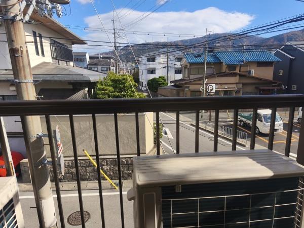 京都府京都市山科区音羽前出町 現地写真（バルコニー）