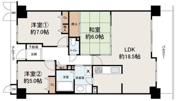 ソフィア泉ヶ丘パークヴェール 間取図・土地図