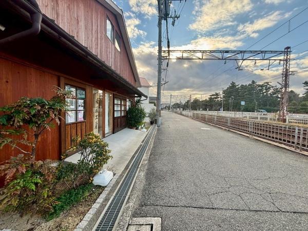 堺市西区浜寺公園町1丁　売土地 現地写真（前面道路含む現地写真）