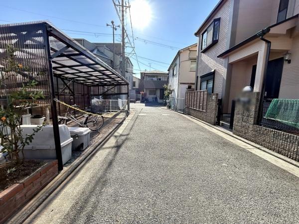 堺市東区菩提町1丁1号地　売土地 現地写真（前面道路含む現地写真）