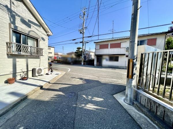 堺市東区菩提町1丁3号地　売土地 現地写真（前面道路含む現地写真）