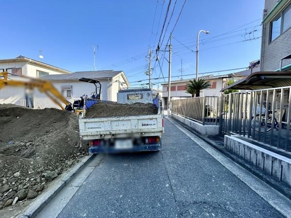堺市東区菩提町1丁3号地　売土地 現地写真（前面道路含む現地写真）