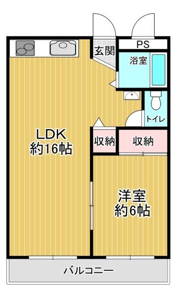 日商コーポラス 間取図・土地図