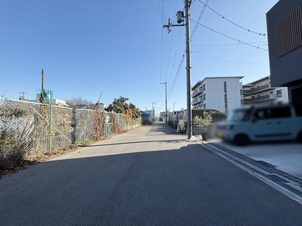 大阪市東住吉区公園南矢田1丁目　中古戸建 現地写真（前面道路含む現地写真）