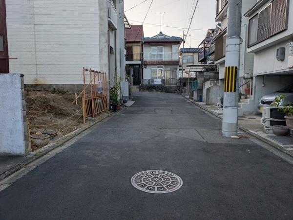 京都市北区大宮玄琢北町　建築条件無売土地 現地写真（前面道路含む現地写真）