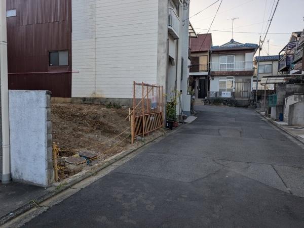 京都市北区大宮玄琢北町　建築条件無売土地 現地写真（前面道路含む現地写真）
