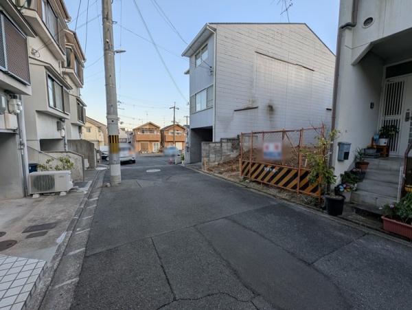 京都市北区大宮玄琢北町　建築条件無売土地 現地写真（前面道路含む現地写真）