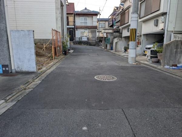 京都市北区大宮玄琢北町　建築条件無売土地 現地写真（前面道路含む現地写真）