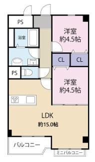 四ツ橋セントラルハイツ 間取図・土地図
