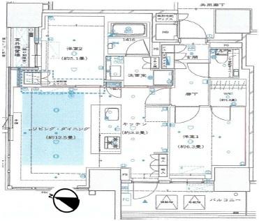 ザ・パークハウス大阪梅田タワー 間取図・土地図