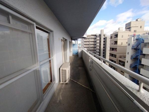 シティコーポ朝潮　1期 現地写真（バルコニー）