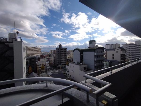 シティコーポ朝潮　1期 現地写真（バルコニー）