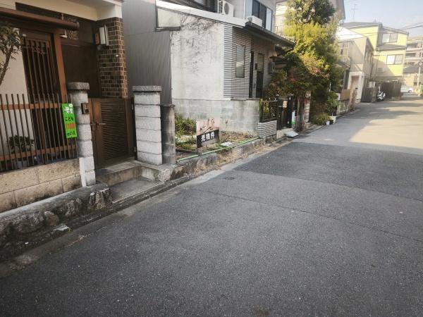 京都市左京区岡崎天王町　建築条件無売土地 現地写真（前面道路含む現地写真）