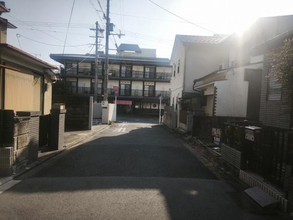 京都市左京区岡崎天王町　建築条件無売土地 現地写真（前面道路含む現地写真）