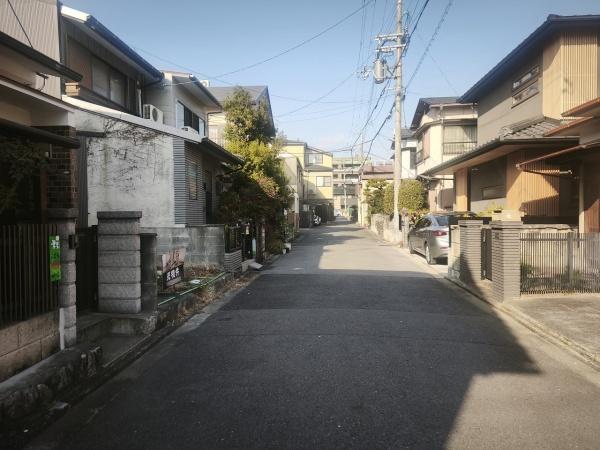 京都市左京区岡崎天王町　建築条件無売土地 現地写真（前面道路含む現地写真）
