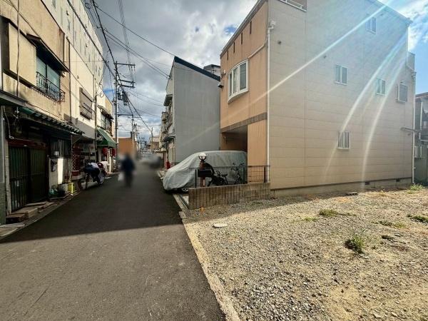 大阪市生野区桃谷5丁目　売土地 現地写真（前面道路含む現地写真）