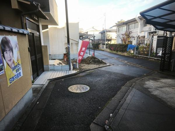 京都市北区大将軍坂田町　新築戸建 現地写真（前面道路含む現地写真）