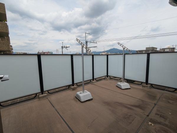 クレヴィア京都御所西 現地写真（バルコニー）