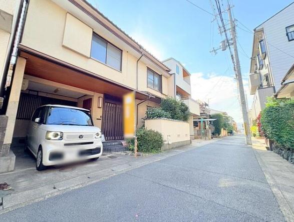 京都市右京区梅津上田町　古家付売土地 現地写真（前面道路含む現地写真）