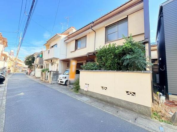 京都市右京区梅津上田町　古家付売土地 現地写真（前面道路含む現地写真）