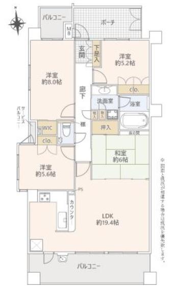 グラン・ブルー二条城北 間取図・土地図
