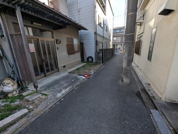 京都市北区紫野宮東町　古家付売土地 現地写真（前面道路含む現地写真）