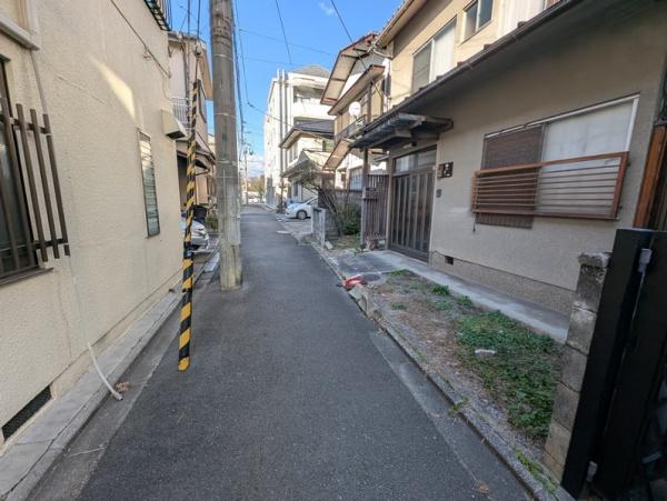 京都市北区紫野宮東町　古家付売土地 現地写真（前面道路含む現地写真）
