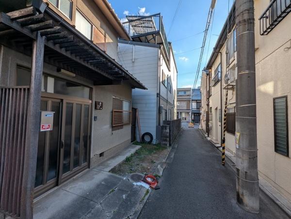 京都市北区紫野宮東町　古家付売土地 現地写真（前面道路含む現地写真）