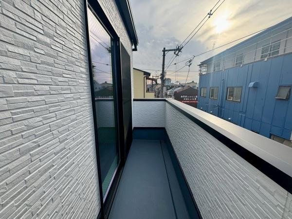 大阪市住之江区西加賀屋3丁目　新築戸建 現地写真（バルコニー）