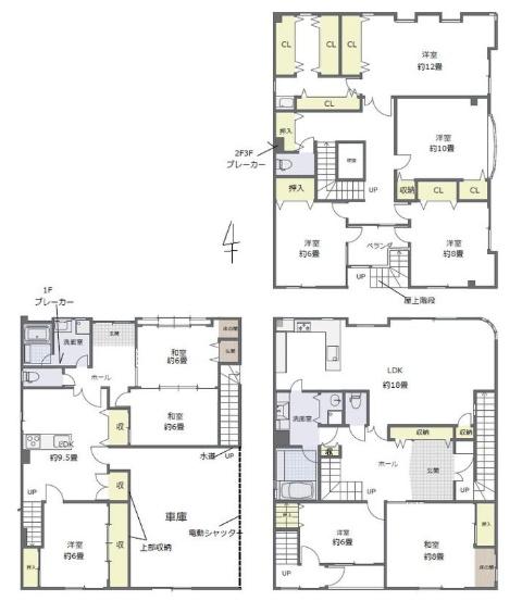 京都市下京区油小路通花屋町下る仏具屋町　中古戸建 間取図・土地図