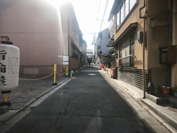 京都市東山区星野町　中古戸建 現地写真（前面道路含む現地写真）