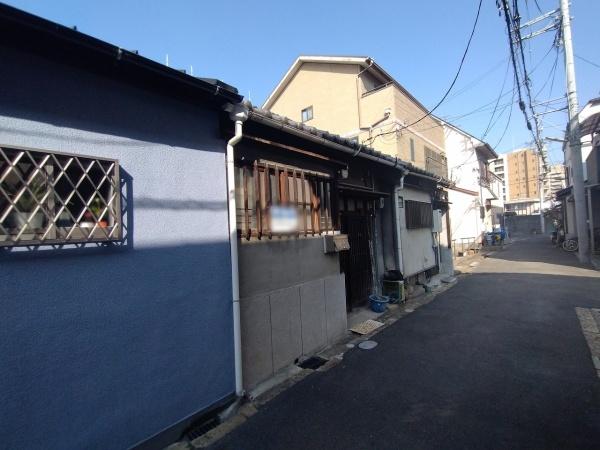 大阪市福島区海老江3丁目　連棟住宅 現地写真（前面道路含む現地写真）
